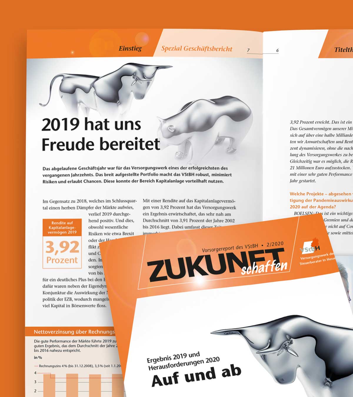 Vorsorgereport „Zukunft schaffen“